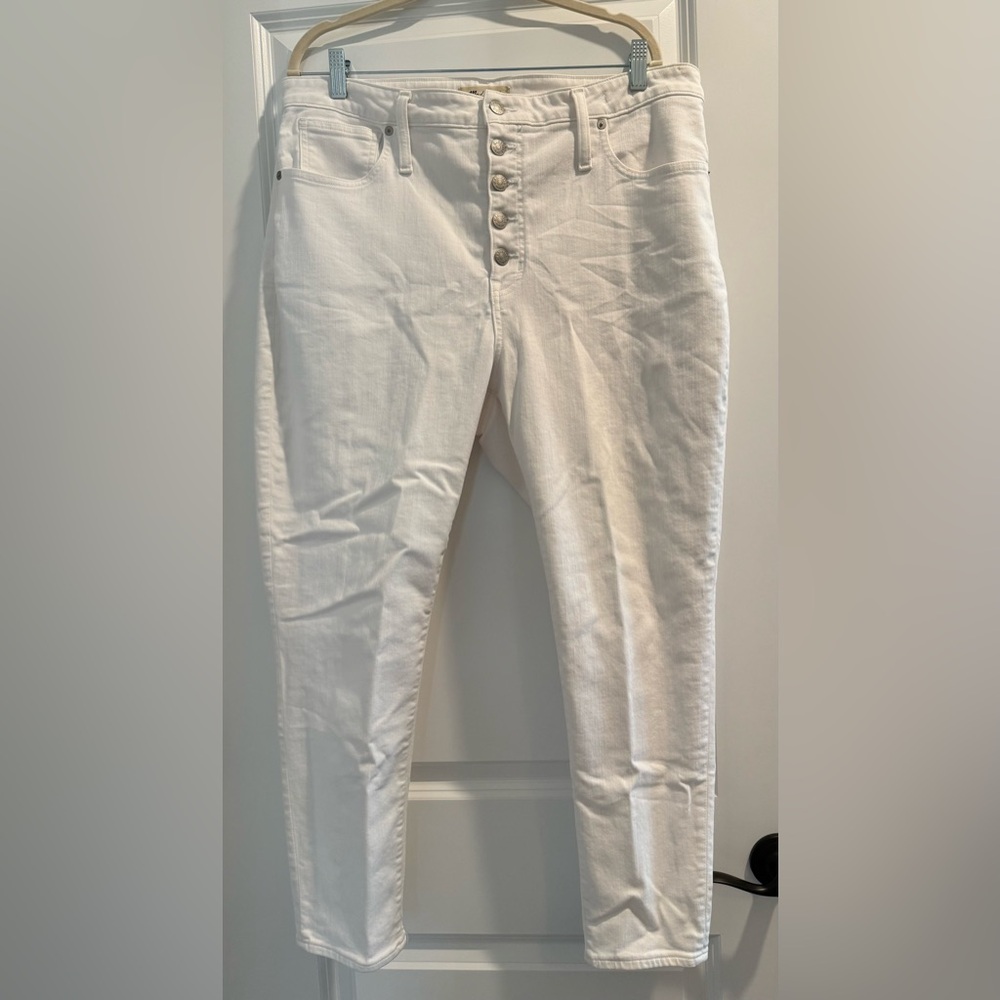 Madewell High Rise Women Jeans in Cream